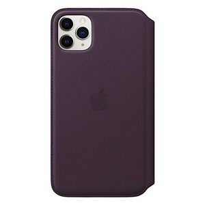 Apple iPhone 11 Pro Aubergine Leather Folio